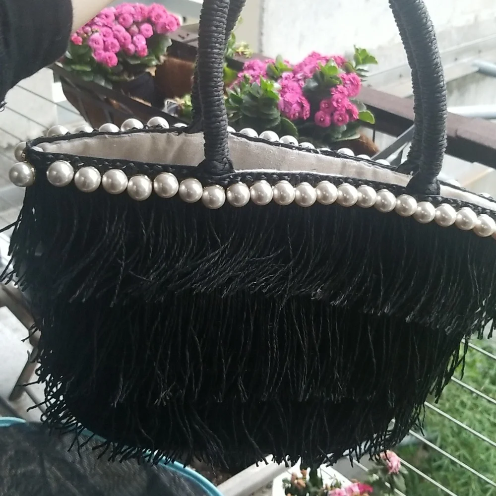 BTB  Mellie Pearly Fringe Bag - Picture 5 of 10